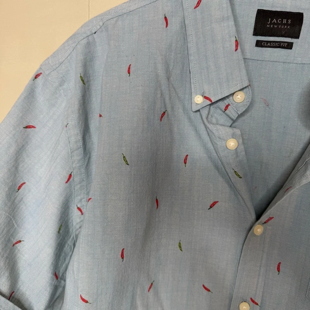 Jachs New York Classic Fit‎ Chili Pepper shirt size 2XL